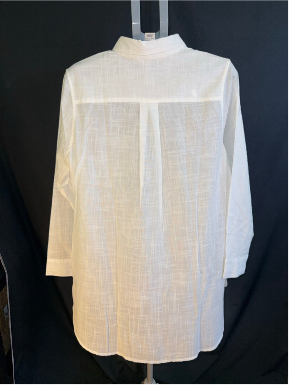 Women's Tommy Bahama White Button Down Shirt Size L swim cover